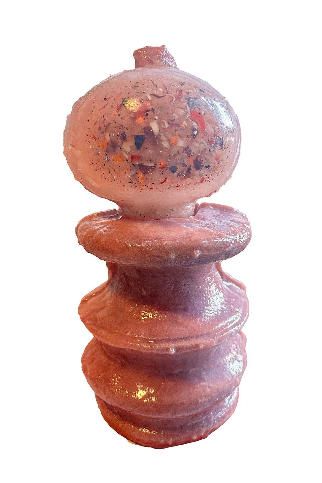 Gemnails sculpture vase